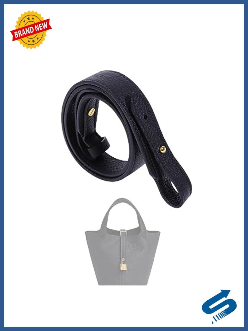 Leather Crossbody Bag Strap, Adjustable Shoulder Strap, Handmade Edge Paint